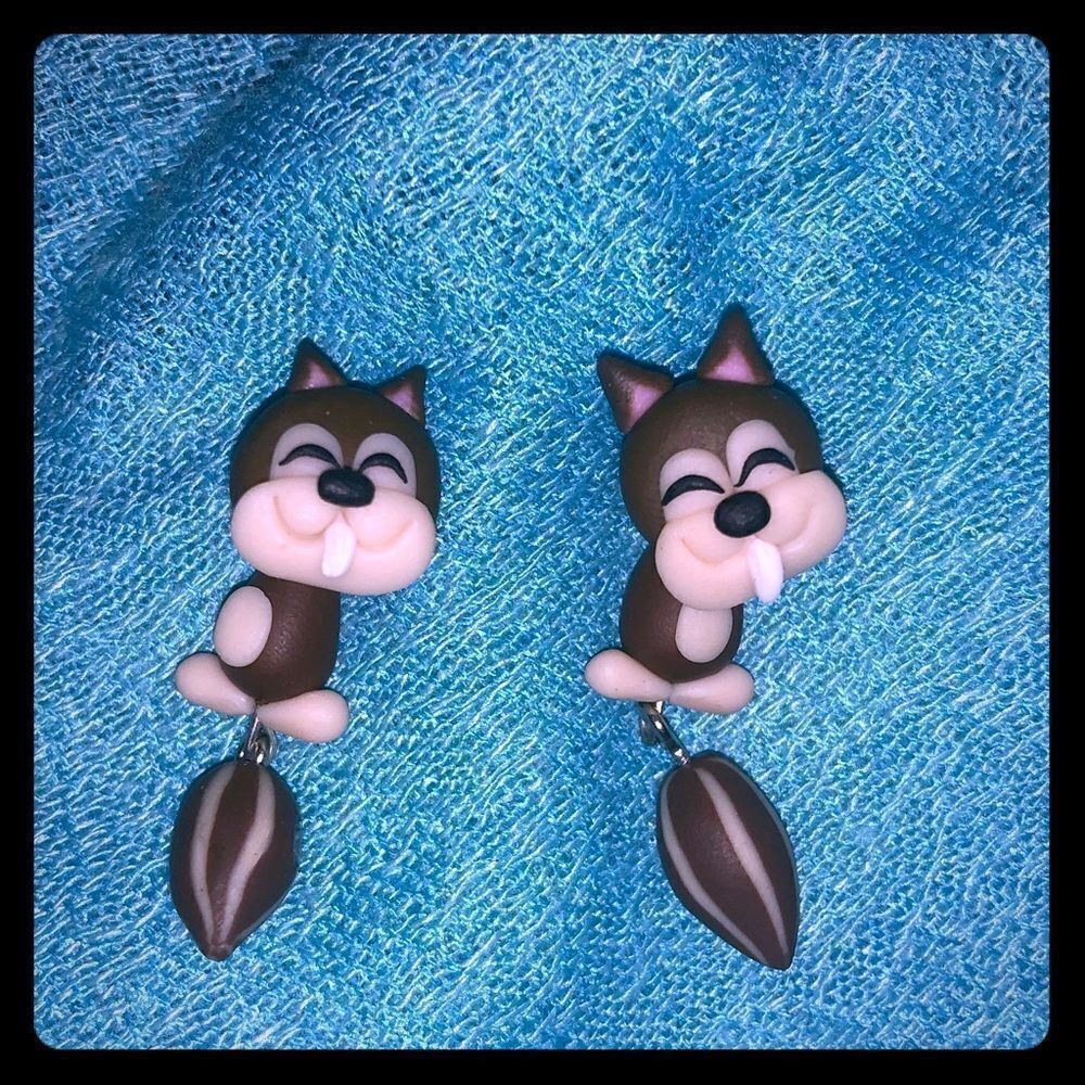 Squirrel Earrings 